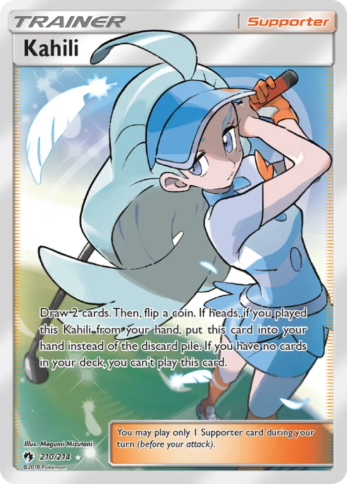 Kahili #210 Lost Thunder Pokemon card