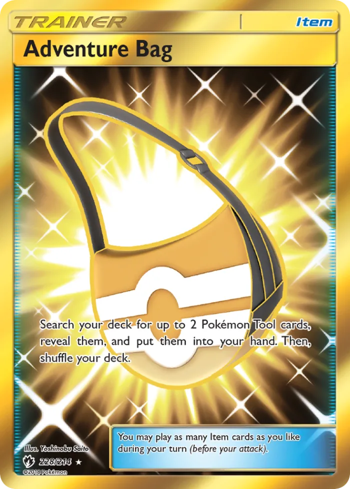 Adventure Bag #228 Lost Thunder Pokemon card