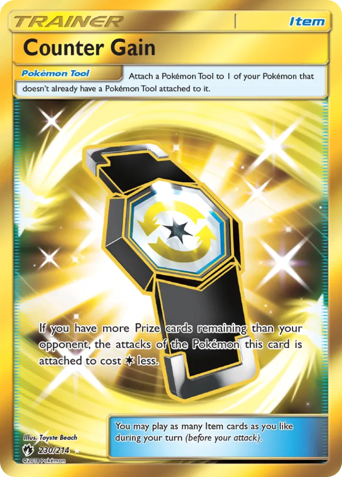 Counter Gain #230 Lost Thunder Pokemon card