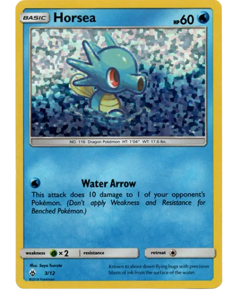 Horsea #MCD18 3 McDonald's Collection 2018 Pokemon card