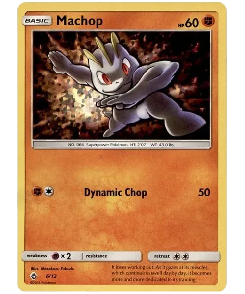 Machop #MCD18 6 McDonald's Collection 2018 Pokemon card