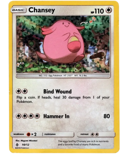 Chansey #MCD18 10 McDonald's Collection 2018 Pokemon card