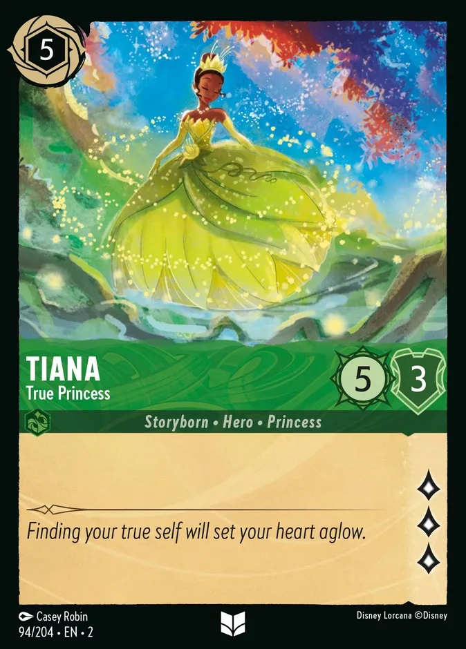 Tiana #94 Rise of the Floodborn Disney Lorcana card
