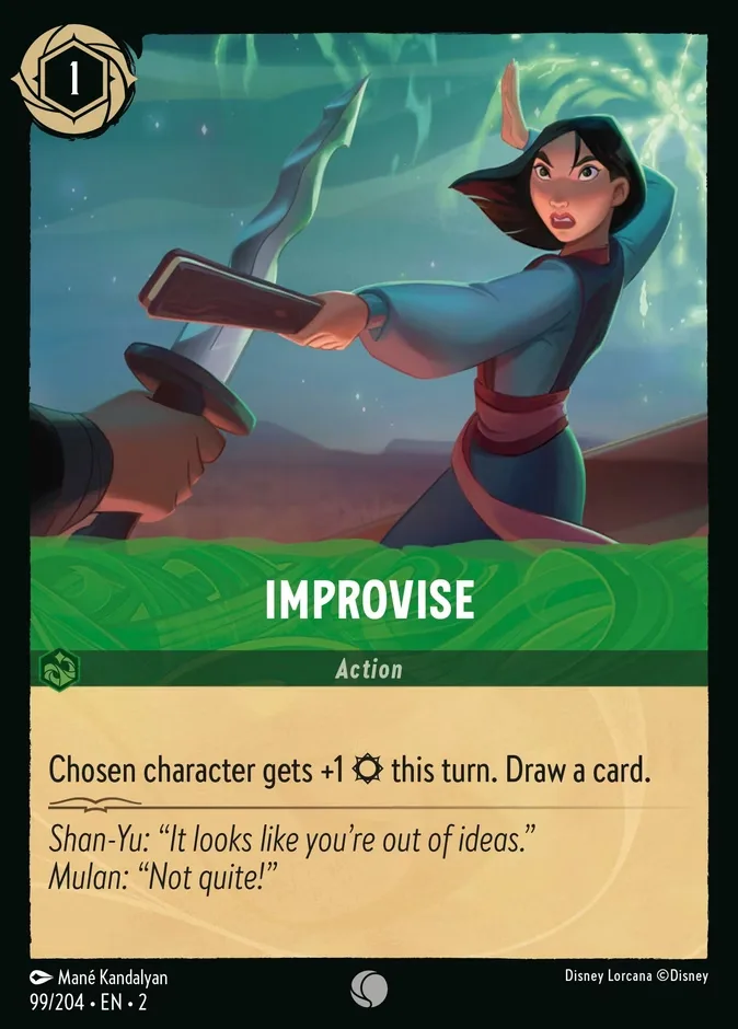 Improvise #99 Rise of the Floodborn Disney Lorcana card