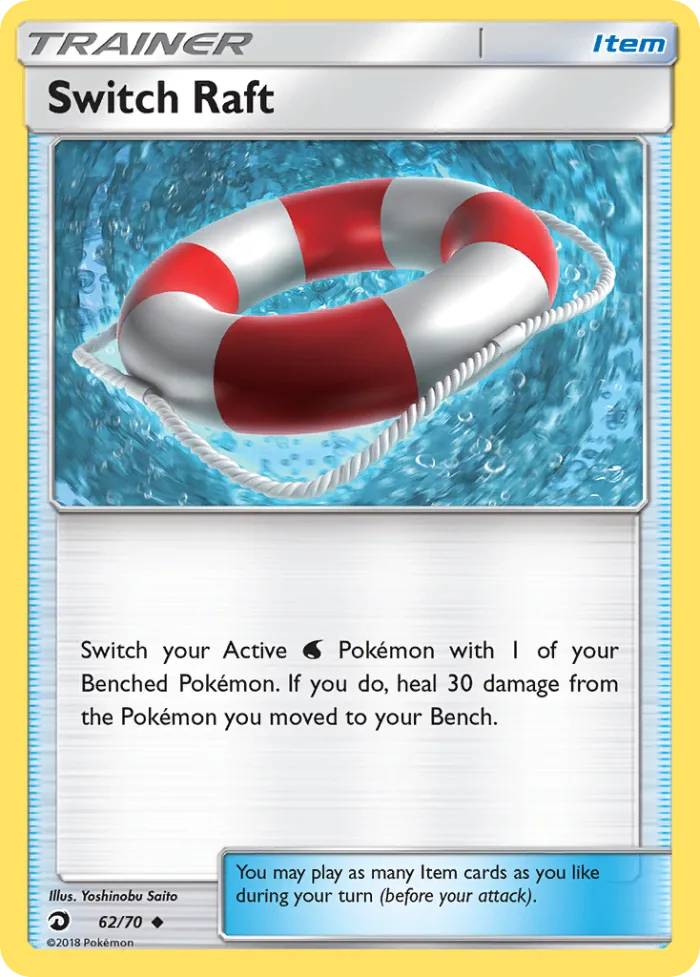 Switch Raft #62 Dragon Majesty Pokemon card