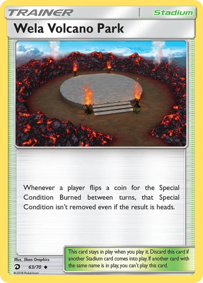 Wela Volcano Park #63 Dragon Majesty Pokemon card