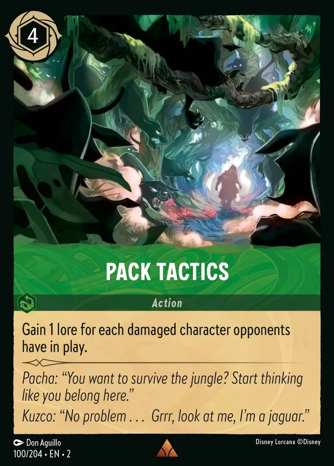 Pack Tactics #100 Rise of the Floodborn Disney Lorcana card