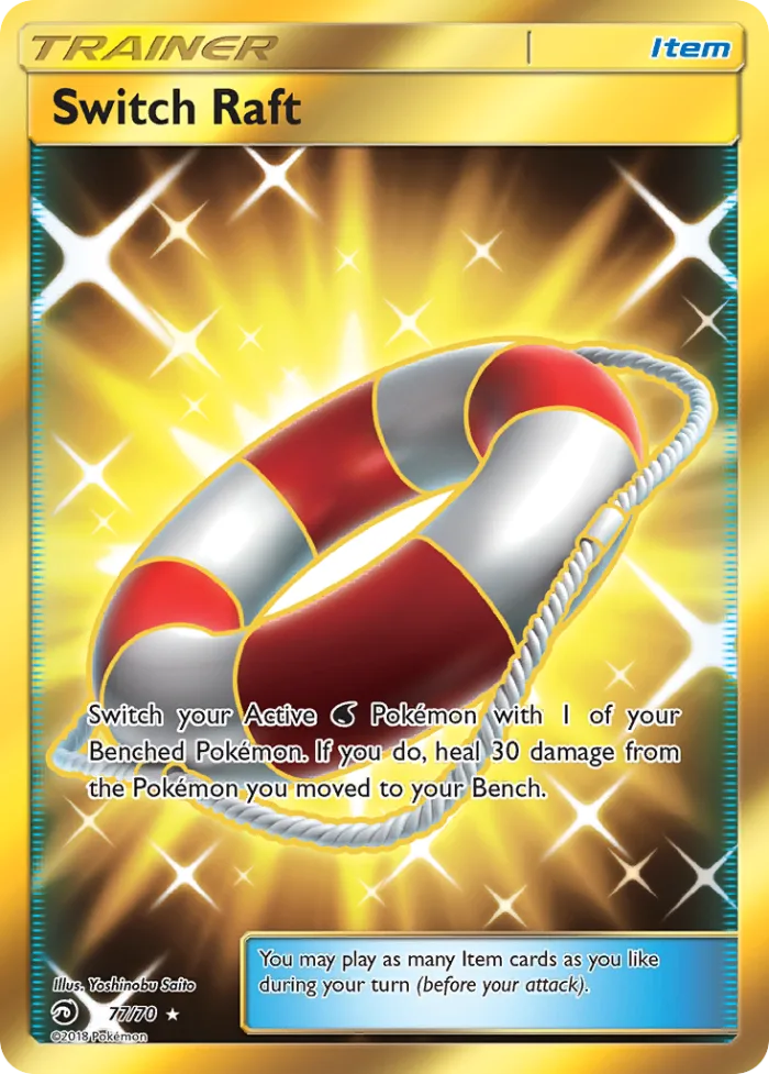 Switch Raft #77 Dragon Majesty Pokemon card