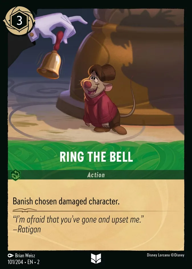 Ring the Bell #101 Rise of the Floodborn Disney Lorcana card