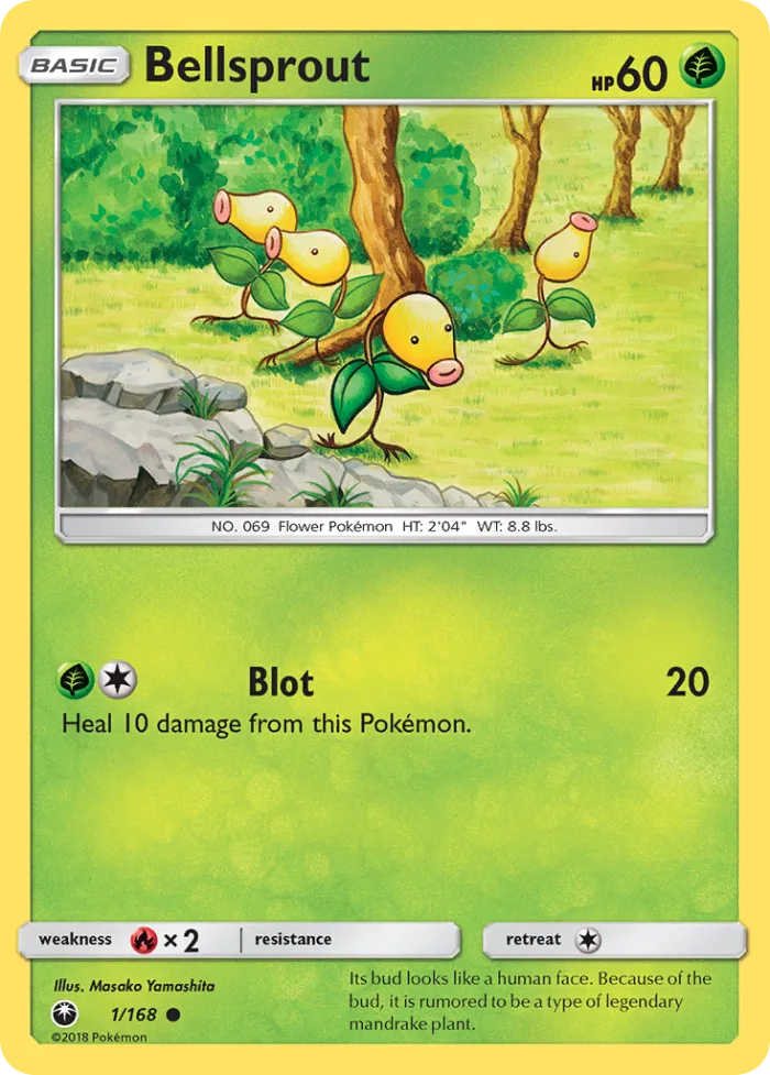 Bellsprout #1 Celestial Storm Pokemon card