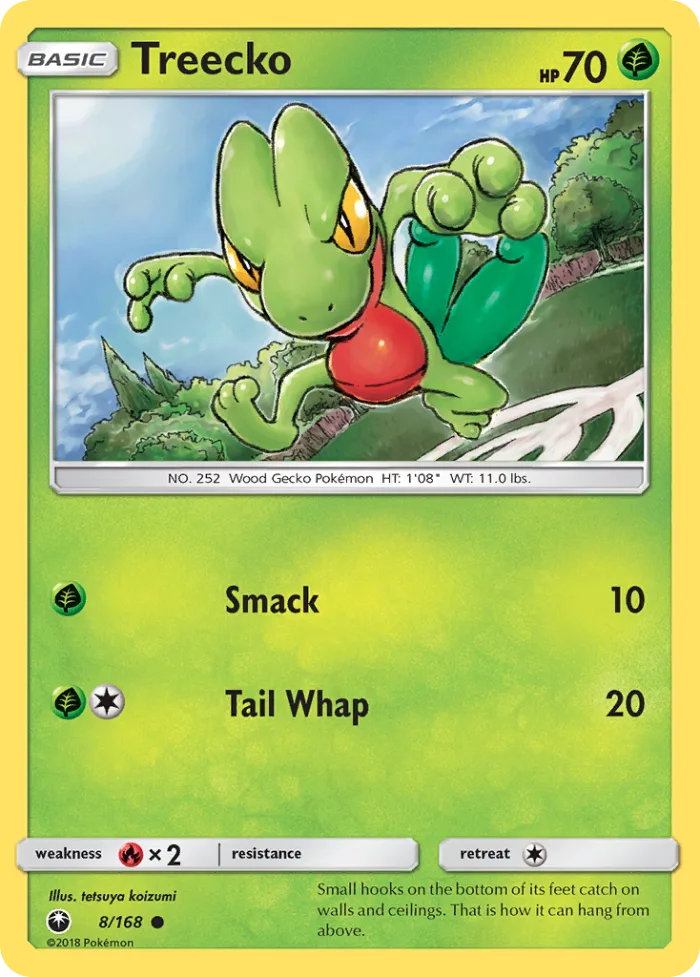 Treecko #8 Celestial Storm Pokemon card