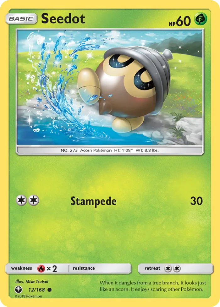 Seedot #12 Celestial Storm Pokemon card