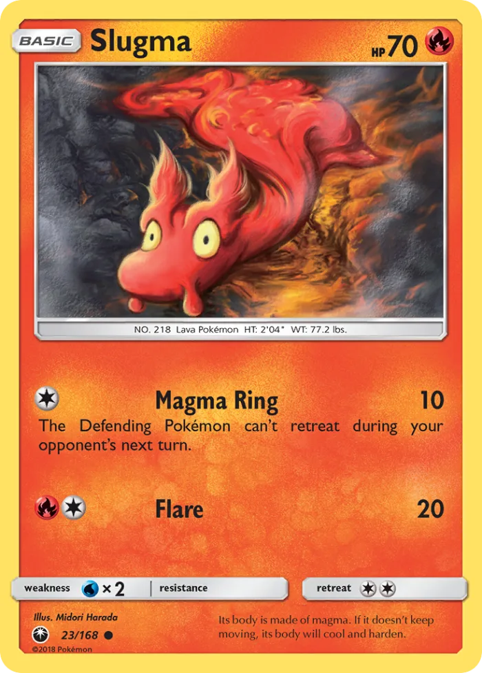 Slugma #23 Celestial Storm Pokemon card