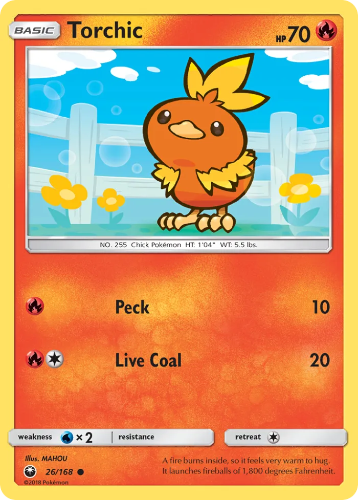 Torchic #26 Celestial Storm Pokemon card
