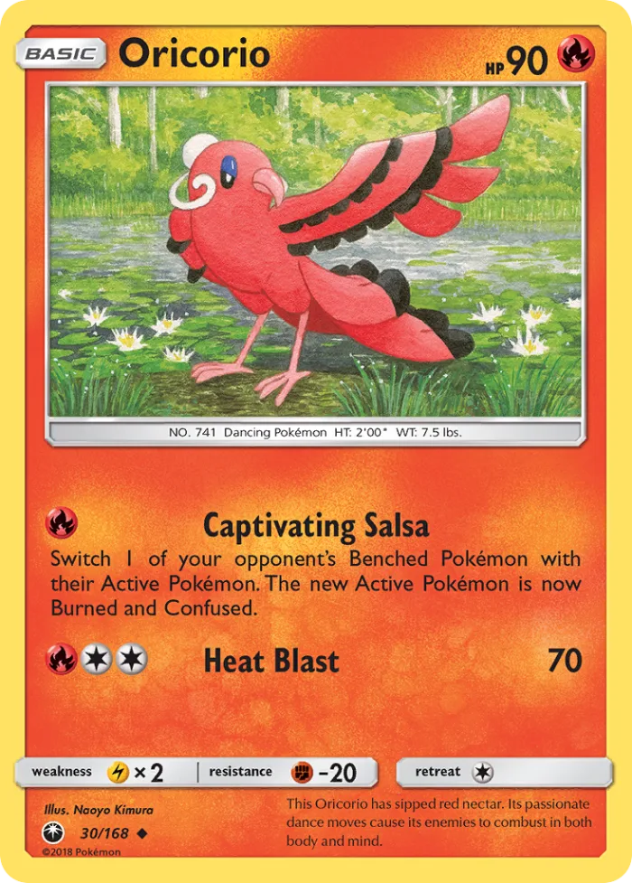 Oricorio #30 Celestial Storm Pokemon card