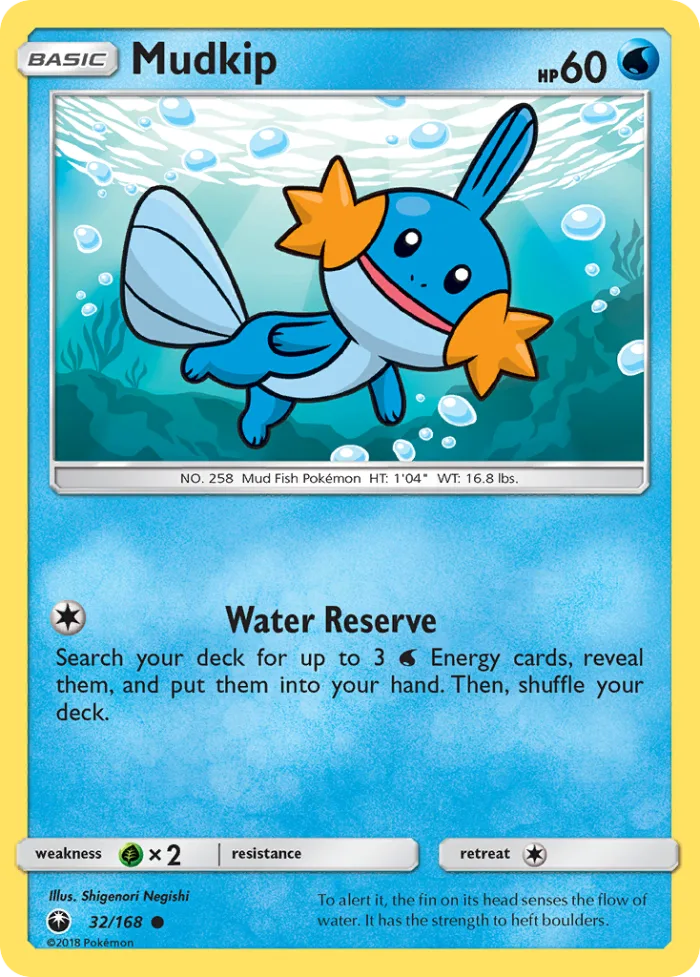 Mudkip #32 Celestial Storm Pokemon card