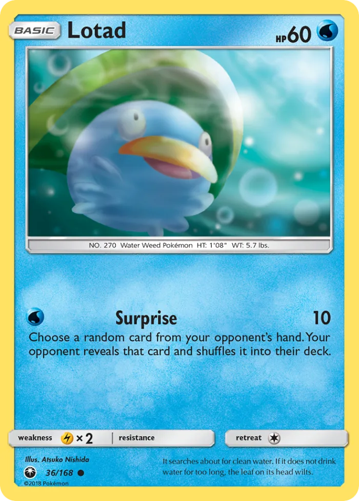 Lotad #36 Celestial Storm Pokemon card
