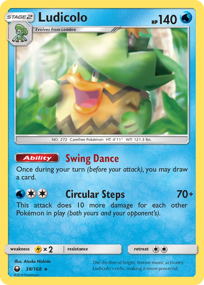 Ludicolo #38 Celestial Storm Pokemon card