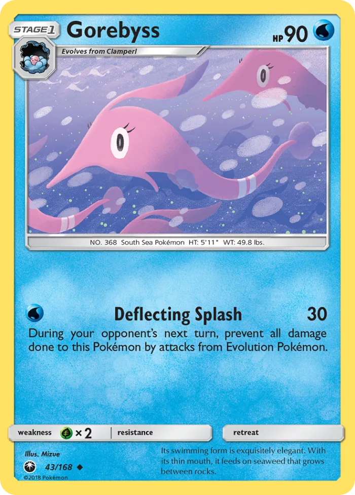 Gorebyss #43 Celestial Storm Pokemon card