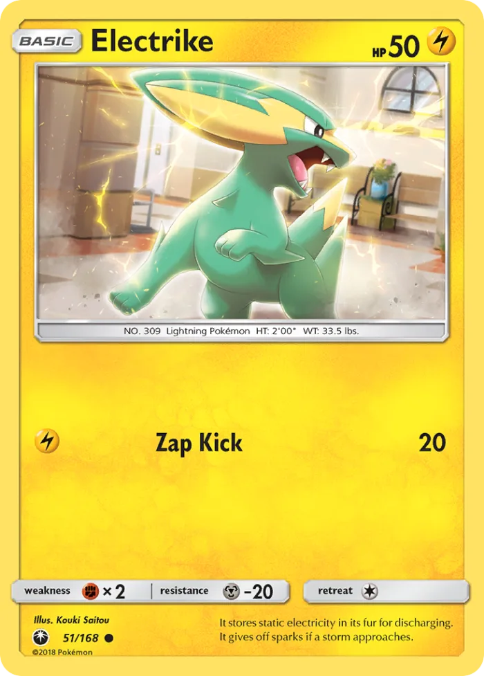 Electrike #51 Celestial Storm Pokemon card
