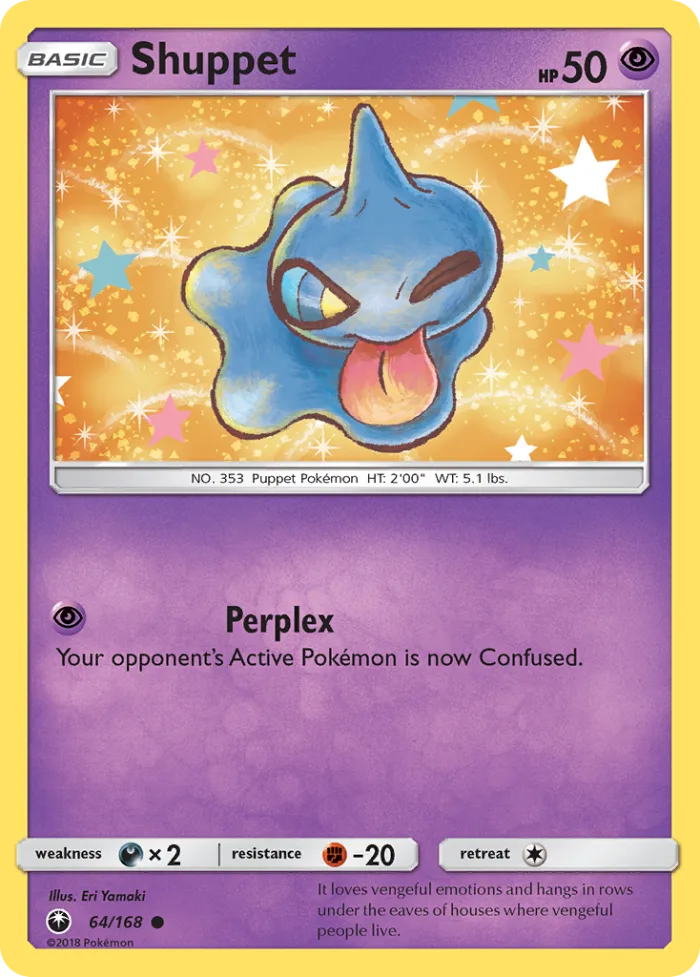 Shuppet #64 Celestial Storm Pokemon card