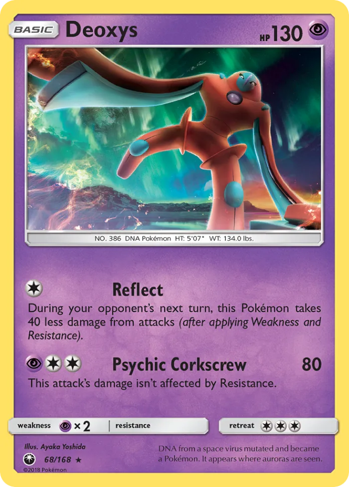 Deoxys #68 Celestial Storm Pokemon card