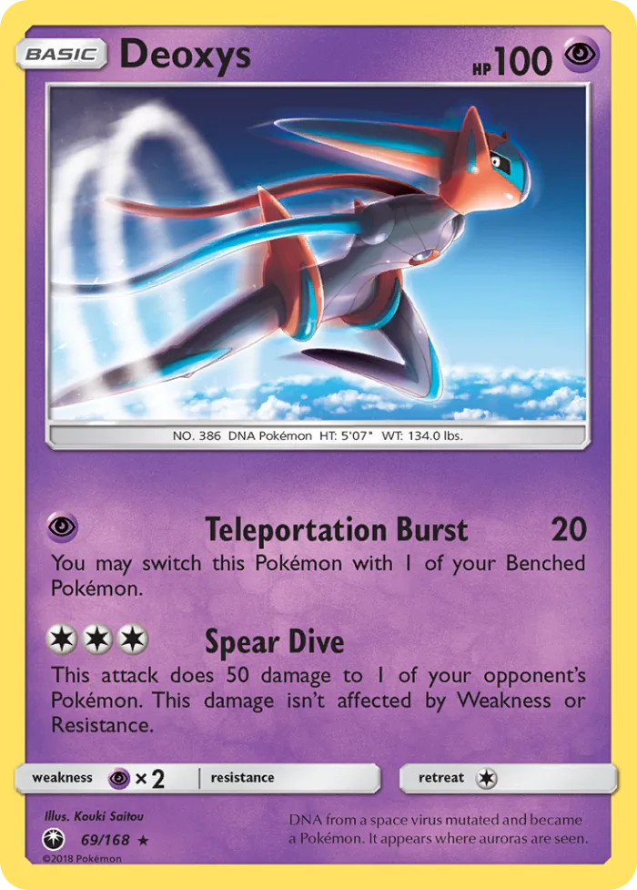 Deoxys #69 Celestial Storm Pokemon card