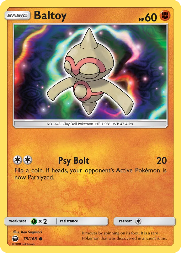 Baltoy #78 Celestial Storm Pokemon card