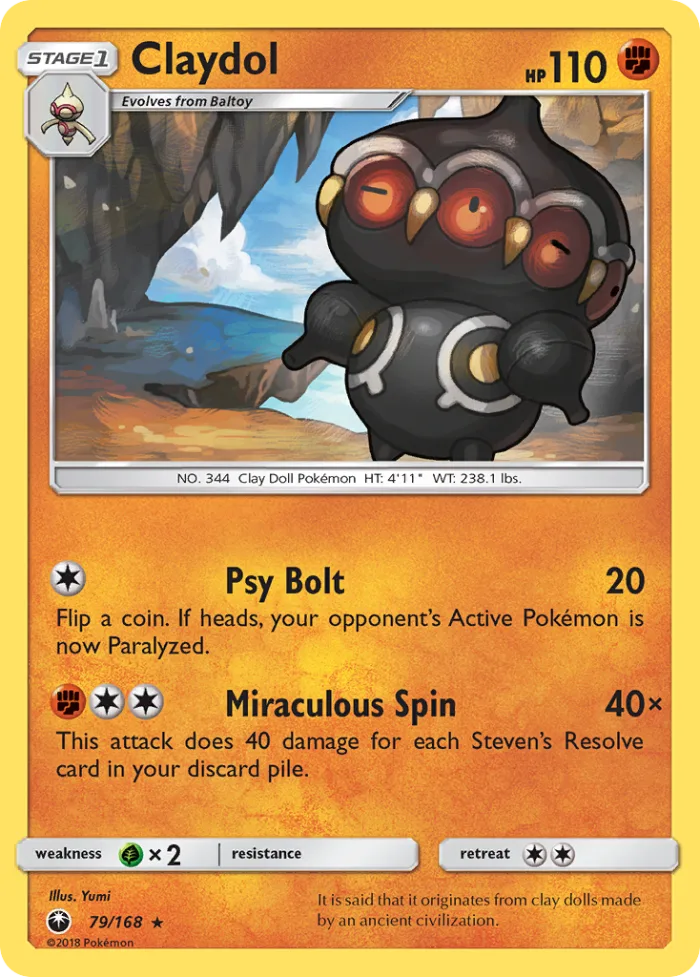 Claydol #79 Celestial Storm Pokemon card