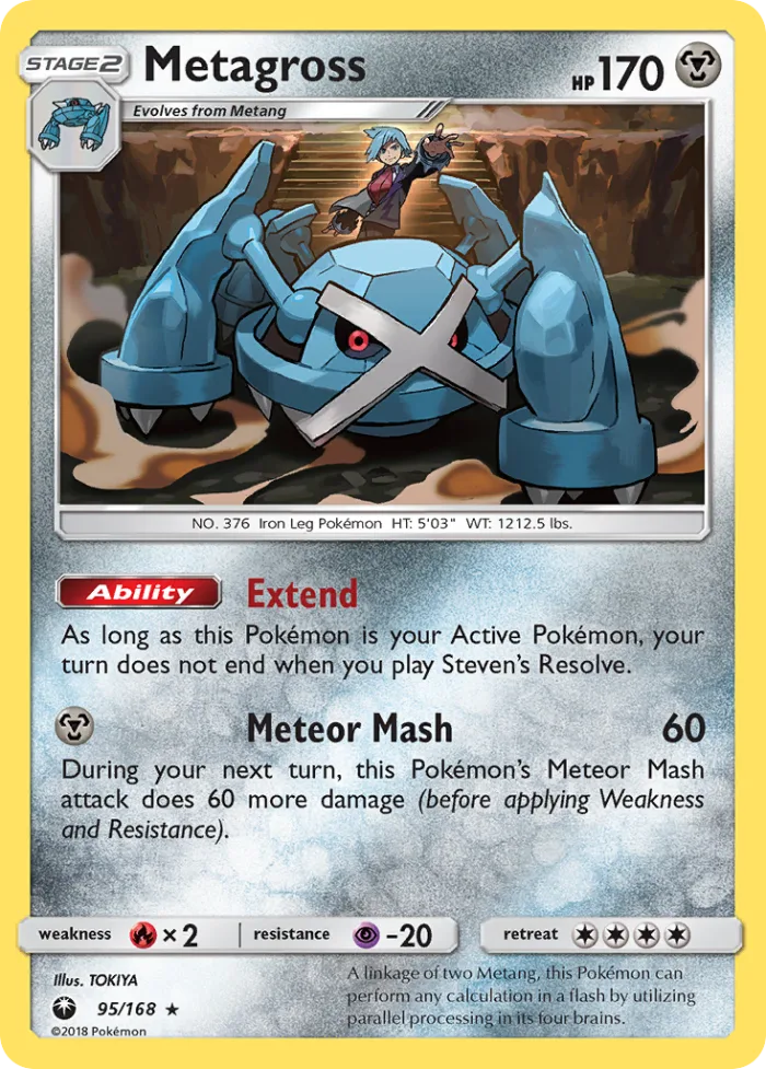 Metagross #95 Celestial Storm Pokemon card