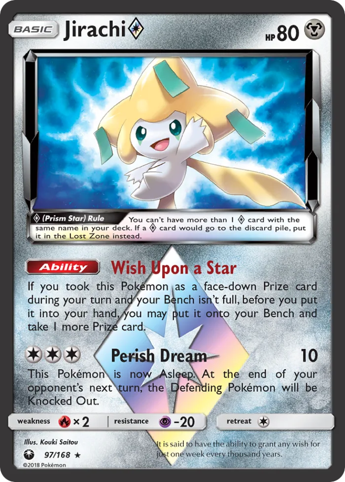 Jirachi ◇ #97 Celestial Storm Pokemon card