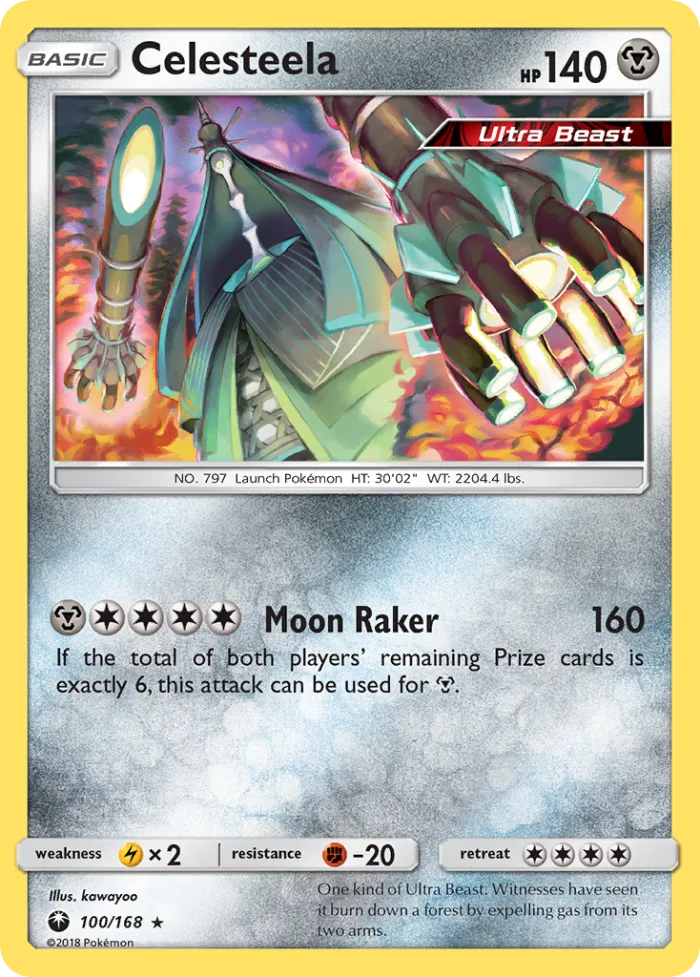 Celesteela #100 Celestial Storm Pokemon card