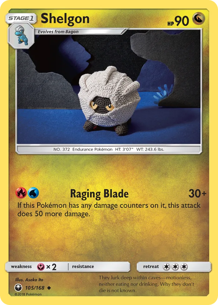 Shelgon #105 Celestial Storm Pokemon card