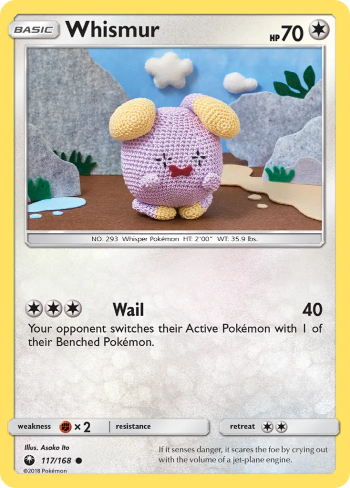 Whismur #117 Celestial Storm Pokemon card