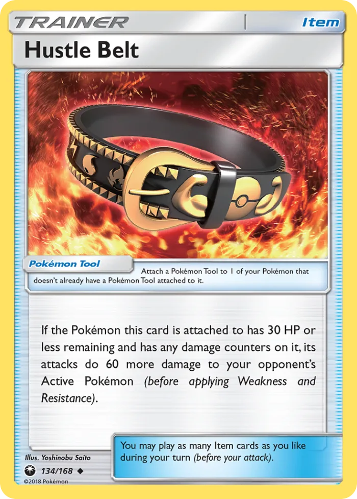 Hustle Belt #134 Celestial Storm Pokemon card