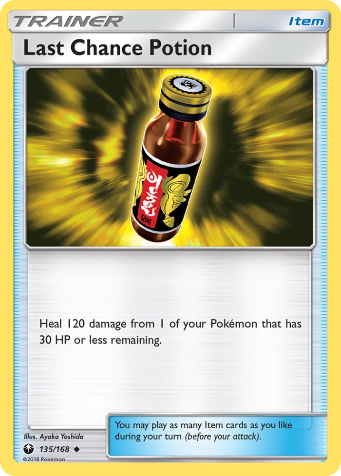 Last Chance Potion #135 Celestial Storm Pokemon card