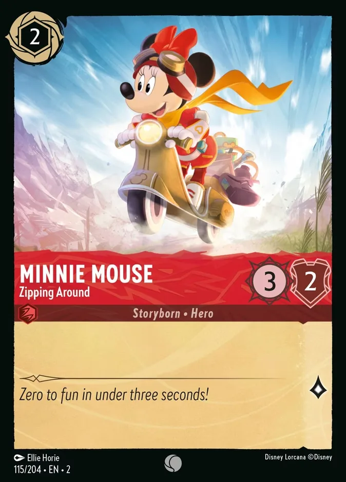 Minnie Mouse #115 Rise of the Floodborn Disney Lorcana card