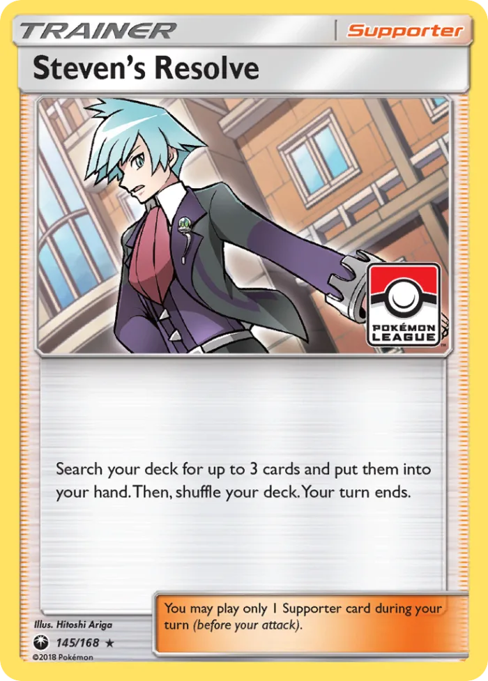 Steven's Resolve #145 Celestial Storm Pokemon card