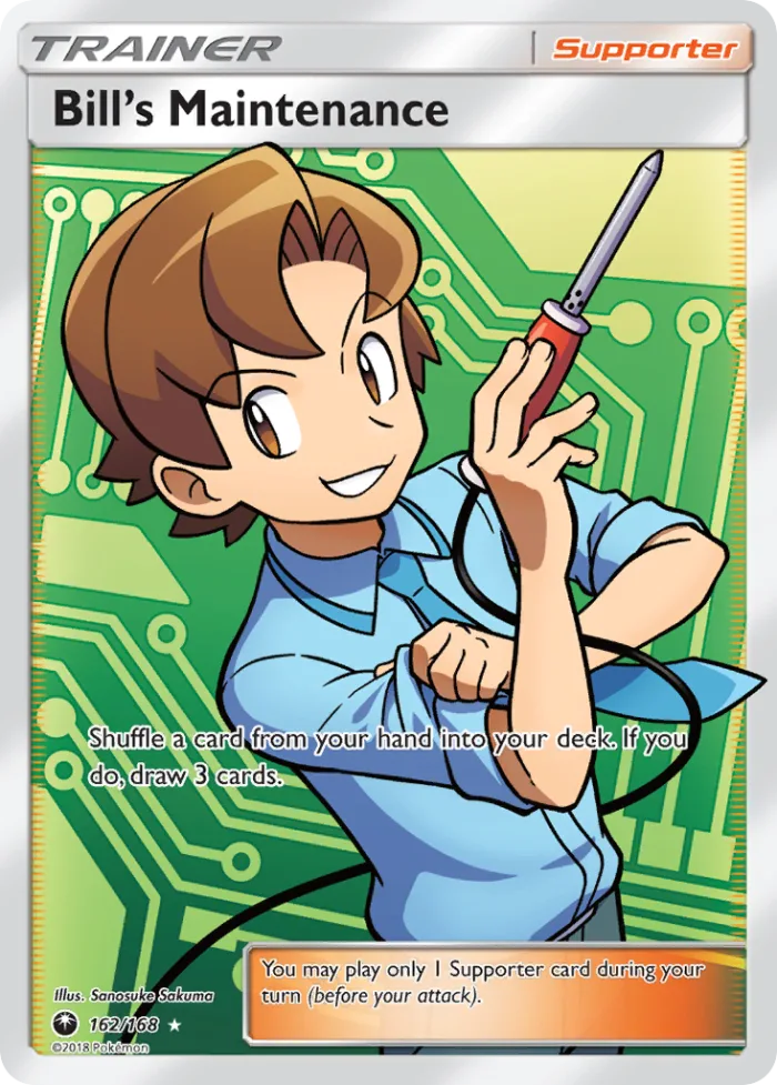 Bill's Maintenance #162 Celestial Storm Pokemon card