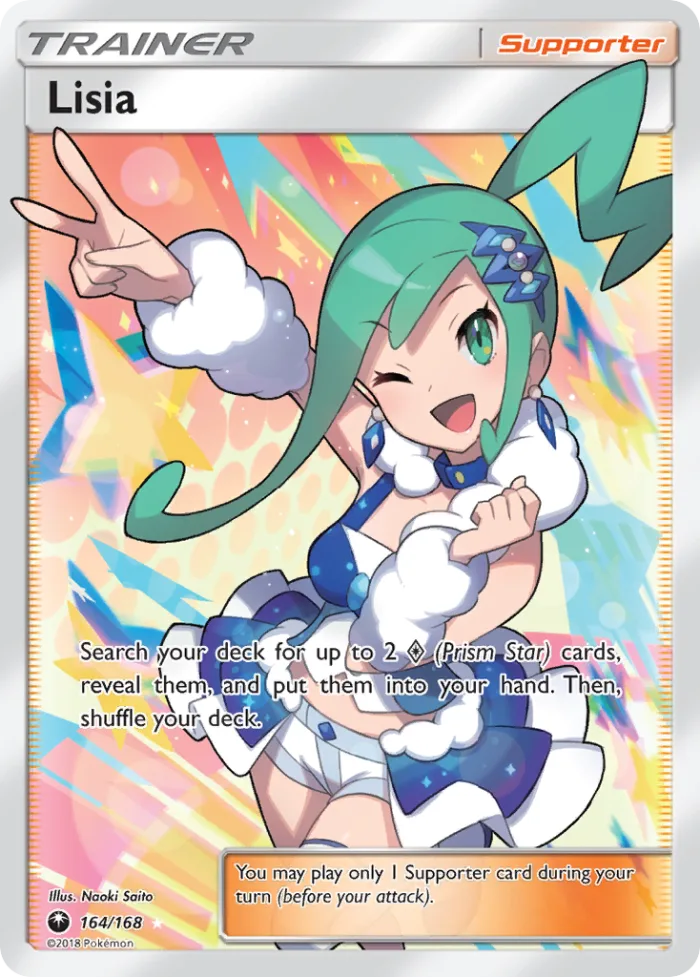 Lisia #164 Celestial Storm Pokemon card