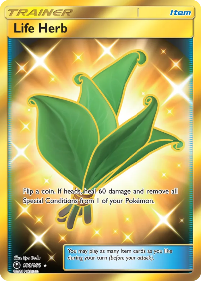 Life Herb #180 Celestial Storm Pokemon card