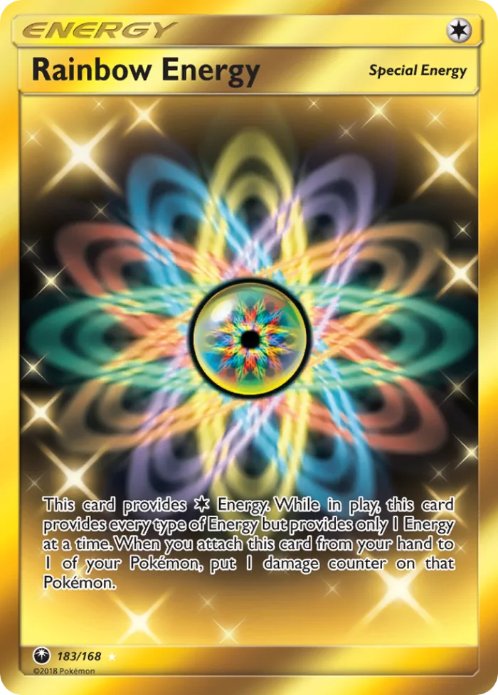 Rainbow Energy #183 Celestial Storm Pokemon card