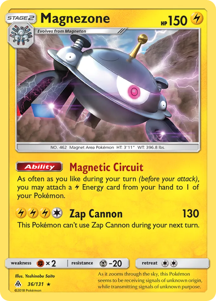 Magnezone #36 Forbidden Light Pokemon card