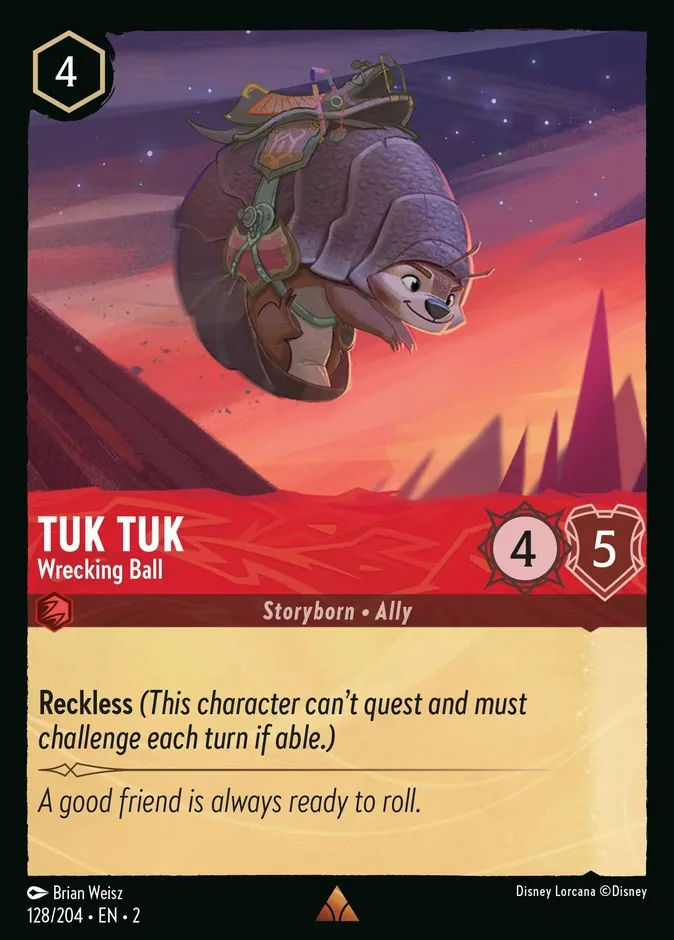 Tuk Tuk #128 Rise of the Floodborn Disney Lorcana card