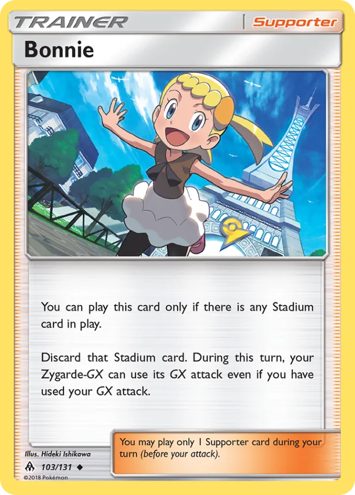 Bonnie #103 Forbidden Light Pokemon card