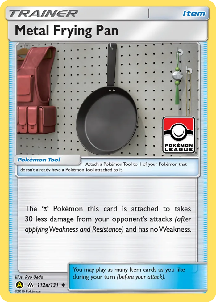 Metal Frying Pan #112a Forbidden Light Pokemon card