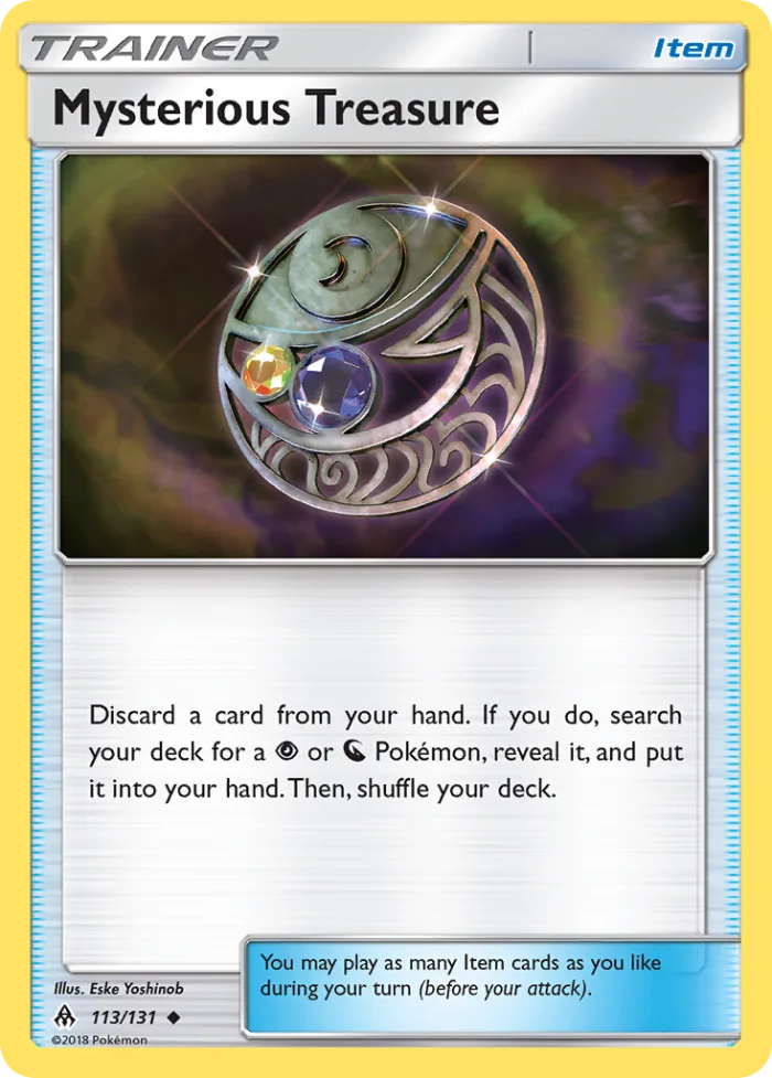 Mysterious Treasure #113 Forbidden Light Pokemon card