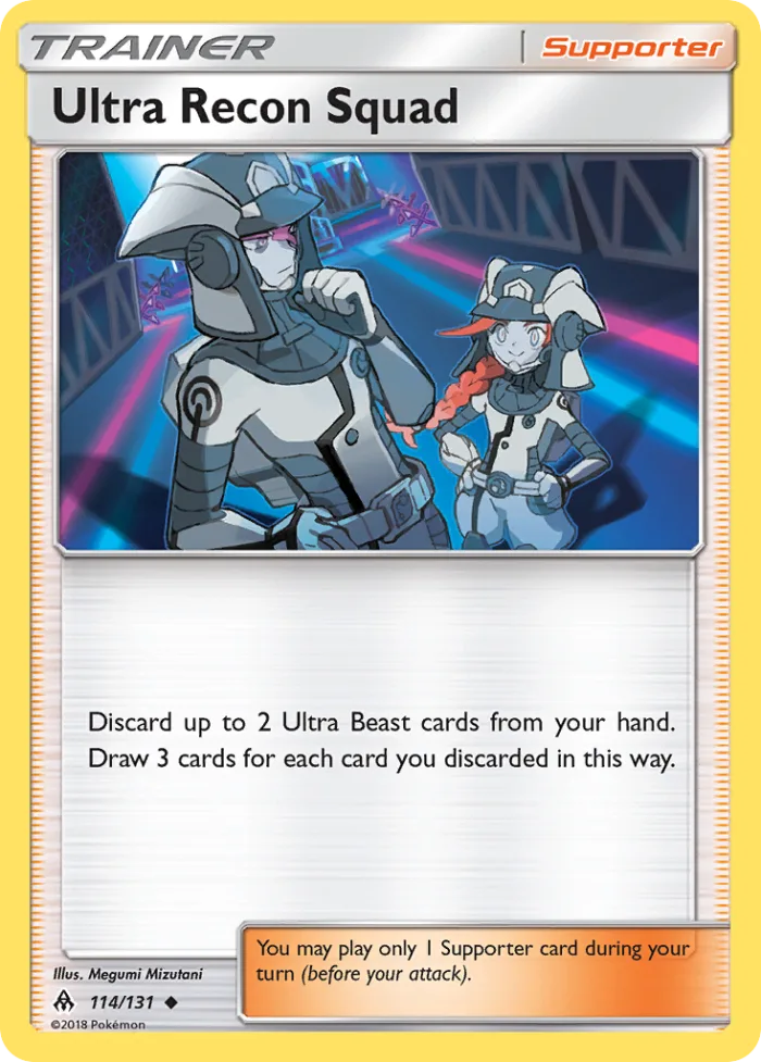 Ultra Recon Squad #114 Forbidden Light Pokemon card