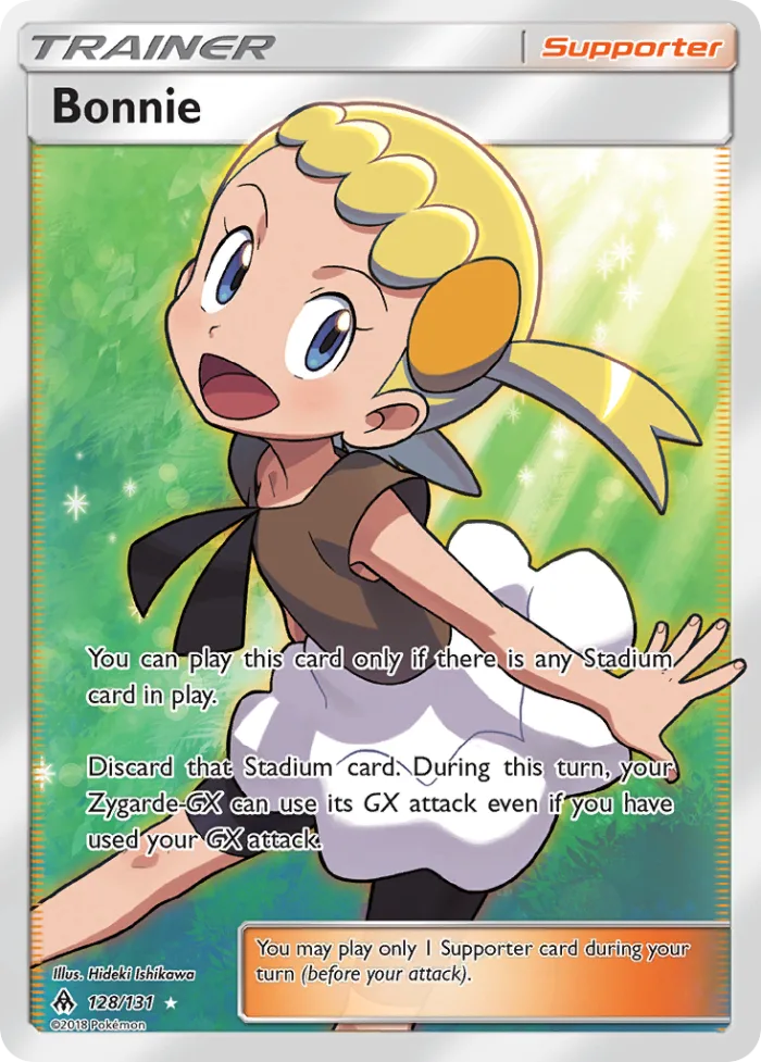Bonnie #128 Forbidden Light Pokemon card