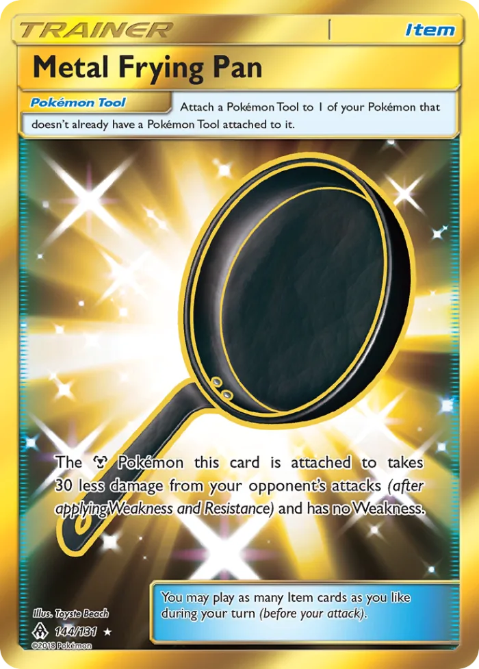 Metal Frying Pan #144 Forbidden Light Pokemon card